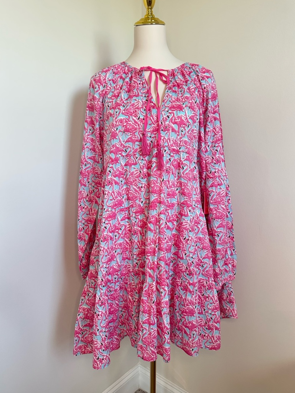 NWT Simply Southern Flamingo Dress